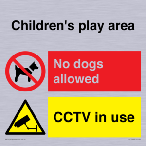 Children's play area. No dogs allowed, CCTV in use